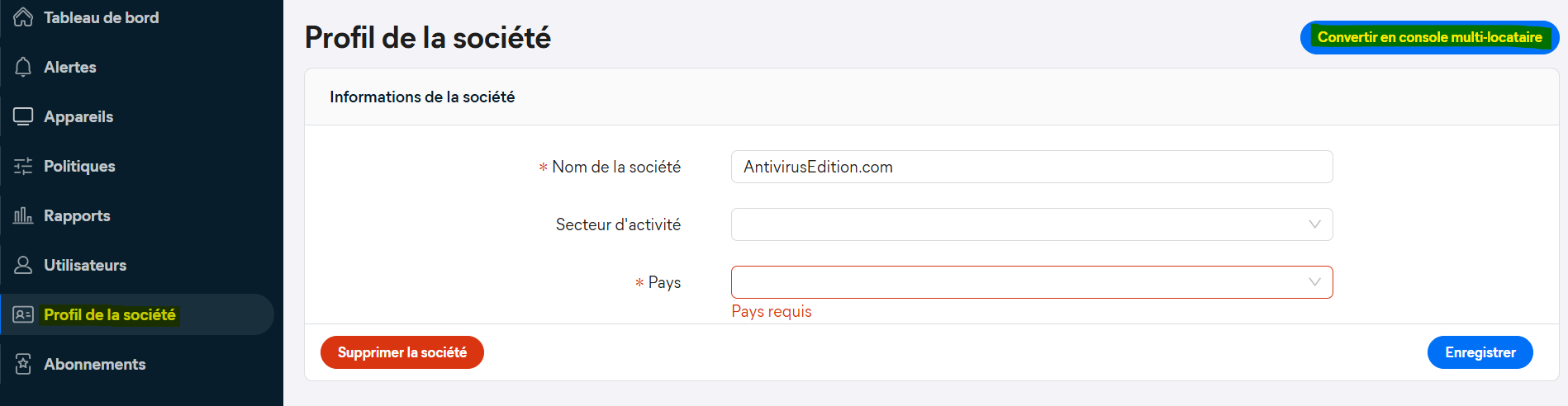 Gérer tous ses clients depuis une seule console Avast Business Hub