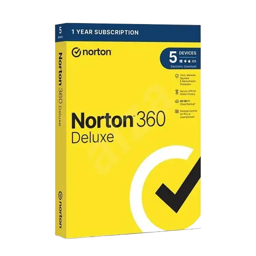 Antivirus Norton 360 Deluxe pour 5 PC 1 an
