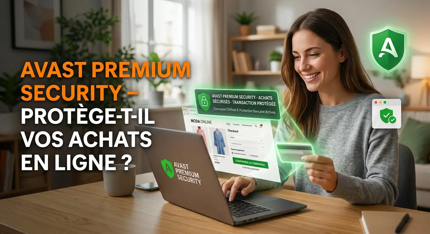 Avast Premium Security protege vos achats en ligne